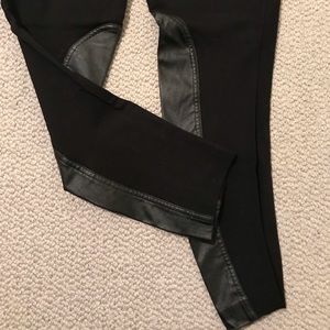 J. Crew Faux Leather Riding Leggings